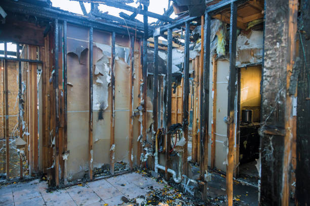 Professional Soot Cleanup technician working in Camden, NJ